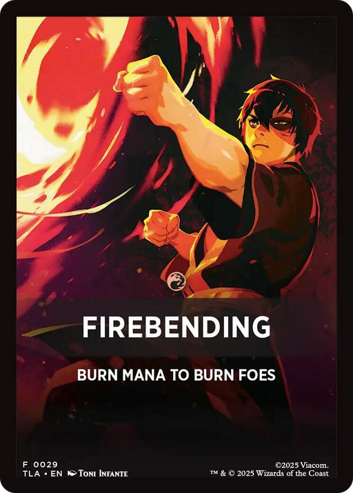 Image for Firebending Theme Card (0029) (29) [Avatar: The Last Airbender] - Magic: The Gathering