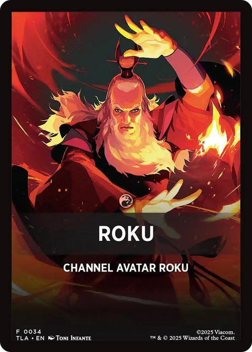Image for Roku Theme Card (34) [Avatar: The Last Airbender] - Magic: The Gathering