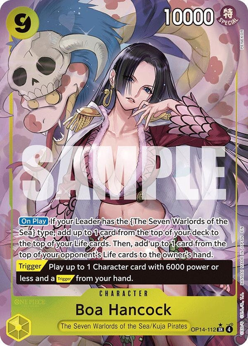 Image for Boa Hancock - OP14-112 (Alternate Art) (OP14-112) (Foil) [The Azure Sea's Seven] - One Piece Card Game
