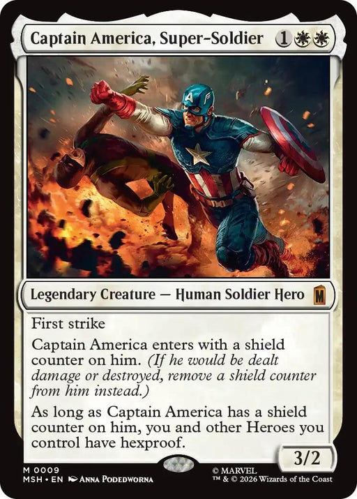 Image for Captain America, Super-Soldier (9) [Marvel Super Heroes] - Magic: The Gathering