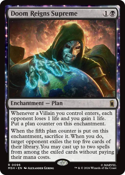 Image for Doom Reigns Supreme (96) (Foil) [Marvel Super Heroes] - Magic: The Gathering