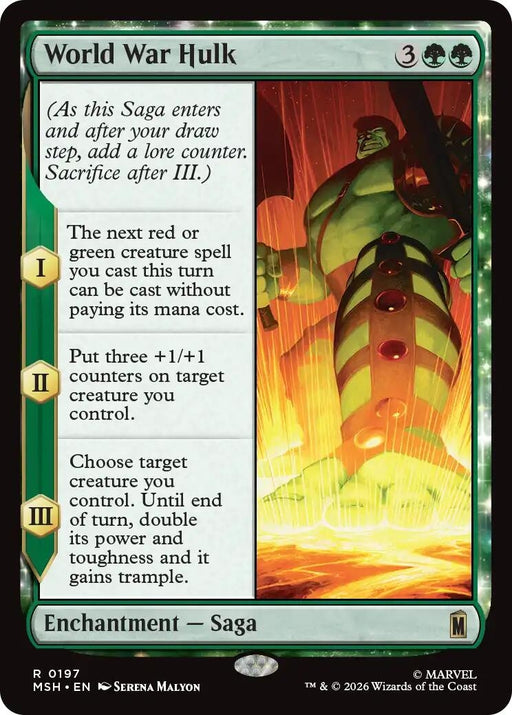 Image for World War Hulk (197) (Foil) [Marvel Super Heroes] - Magic: The Gathering