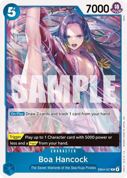 Image for Boa Hancock - EB04-027 (EB04-027) (Foil) [The Azure Sea's Seven] - One Piece Card Game