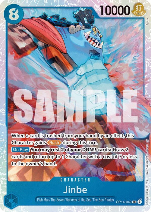 Jinbe - OP14-049 (OP14-049) (Foil) [The Azure Sea's Seven]