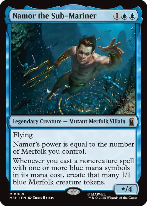 Image for Namor the Sub-Mariner (69) (Foil) [Marvel Super Heroes] - Magic: The Gathering