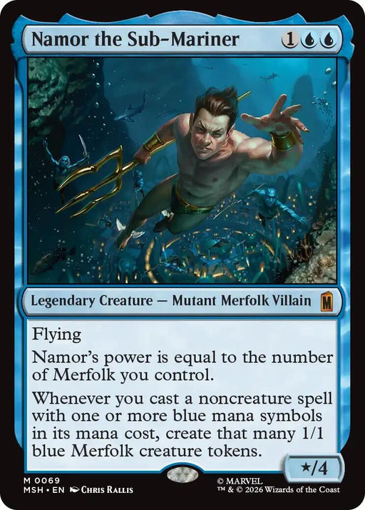 Image for Namor the Sub-Mariner (69) (Foil) [Marvel Super Heroes] - Magic: The Gathering