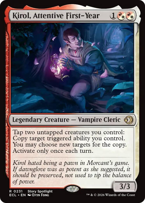 Image for Kirol, Attentive First-Year (231) [Lorwyn Eclipsed] - Magic: The Gathering
