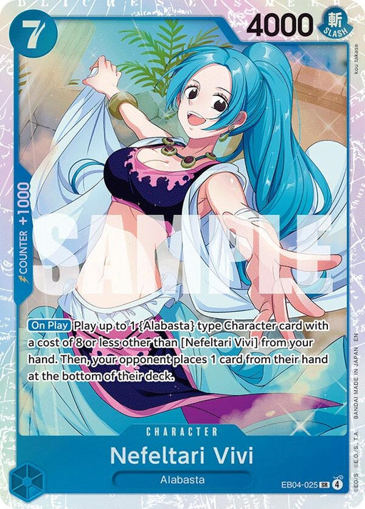 Image for Nefeltari Vivi (EB04-025) (Foil) [The Azure Sea's Seven] - One Piece Card Game