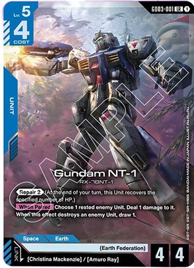 Image for Gundam NT-1 (GD03-001) (Holofoil) [Steel Requiem] - Gundam Card Game