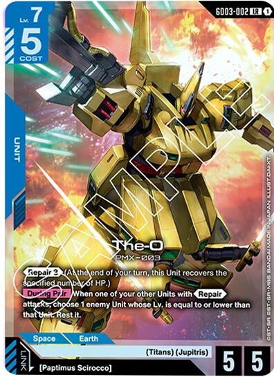 Image for The-O (GD03-002) (Holofoil) [Steel Requiem] - Gundam Card Game