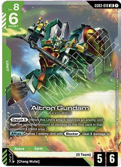 Image for Altron Gundam (GD03-018) (Holofoil) [Steel Requiem] - Gundam Card Game