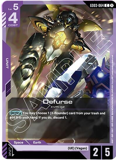 Image for Defurse (GD03-064) [Steel Requiem] - Gundam Card Game
