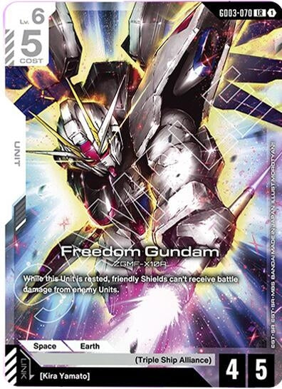 Image for Freedom Gundam (GD03-070) (GD03-070) (Holofoil) [Steel Requiem] - Gundam Card Game