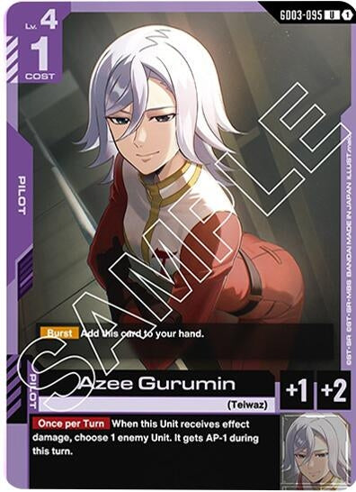Image for Azee Gurumin (GD03-095) [Steel Requiem] - Gundam Card Game