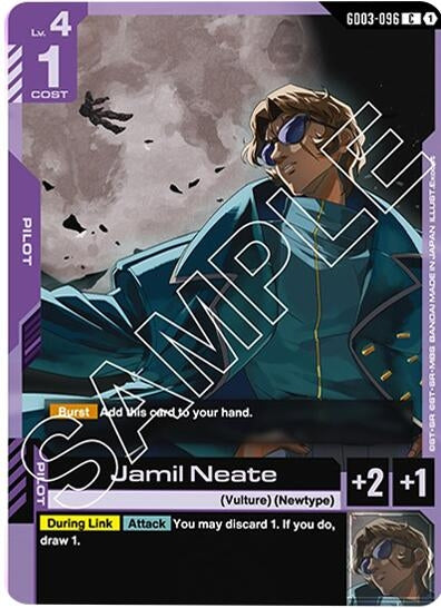 Image for Jamil Neate (GD03-096) [Steel Requiem] - Gundam Card Game