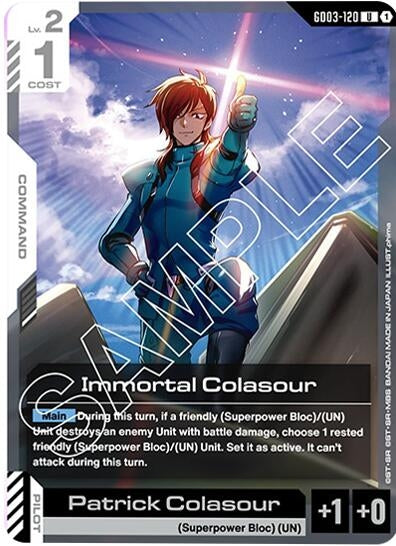 Image for Immortal Colasour (GD03-120) [Steel Requiem] - Gundam Card Game