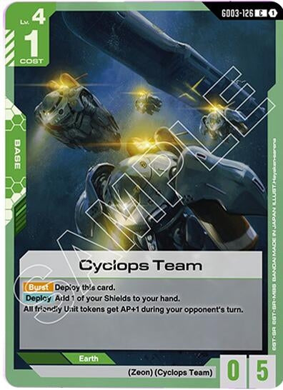 Image for Cyclops Team (GD03-126) [Steel Requiem] - Gundam Card Game
