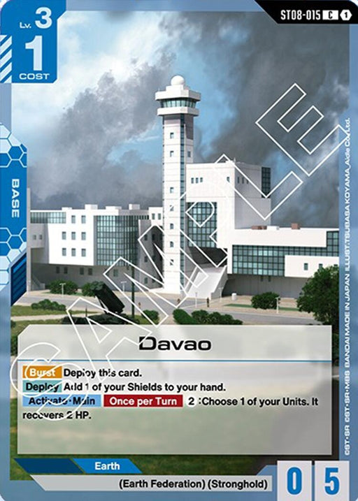 Image for Davao (ST08-015) [Starter Deck 08: Flash of Radiance] - Gundam Card Game