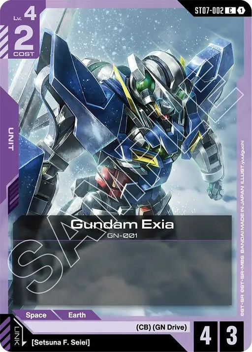 Image for Gundam Exia (ST07-002) (ST07-002) [Starter Deck 07: Celestial Drive] - Gundam Card Game