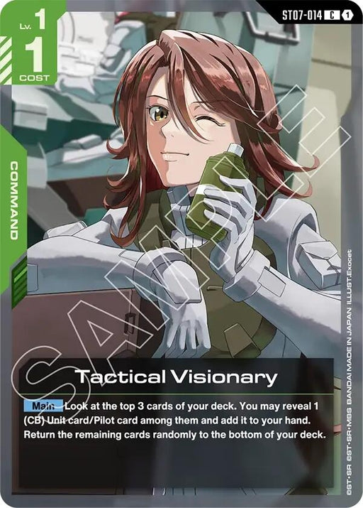 Image for Tactical Visionary (ST07-014) [Starter Deck 07: Celestial Drive] - Gundam Card Game