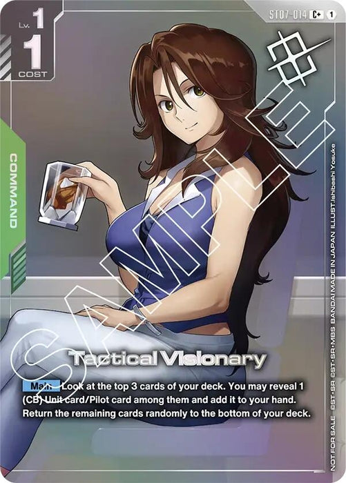 Image for Tactical Visionary (Store Tournament Winner Pack 03) (ST07-014) (Holofoil) [Gundam Promotional Cards] - Gundam Card Game