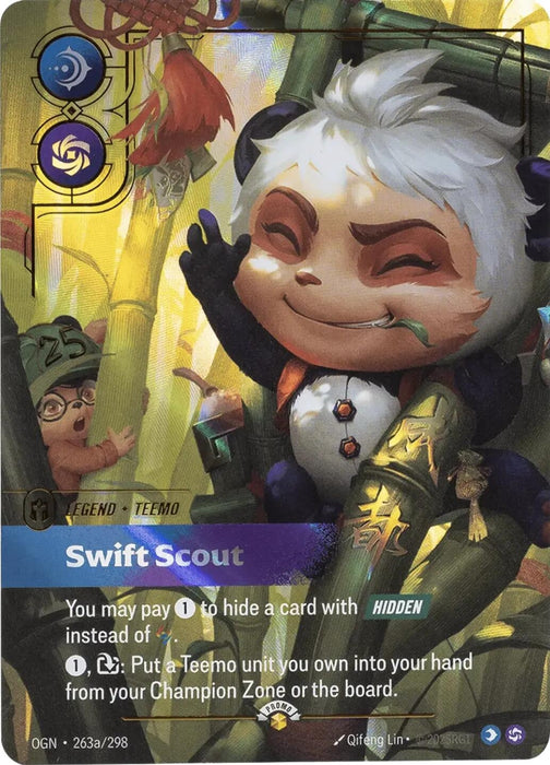Image for Teemo - Swift Scout (Alternate Art) (263a/298) (Foil) [Riftbound Promotional Cards] - Riftbound: League of Legends Trading Card Game