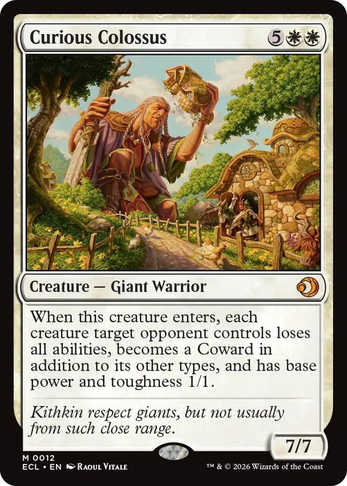 Image for Curious Colossus (12) [Lorwyn Eclipsed] - Magic: The Gathering