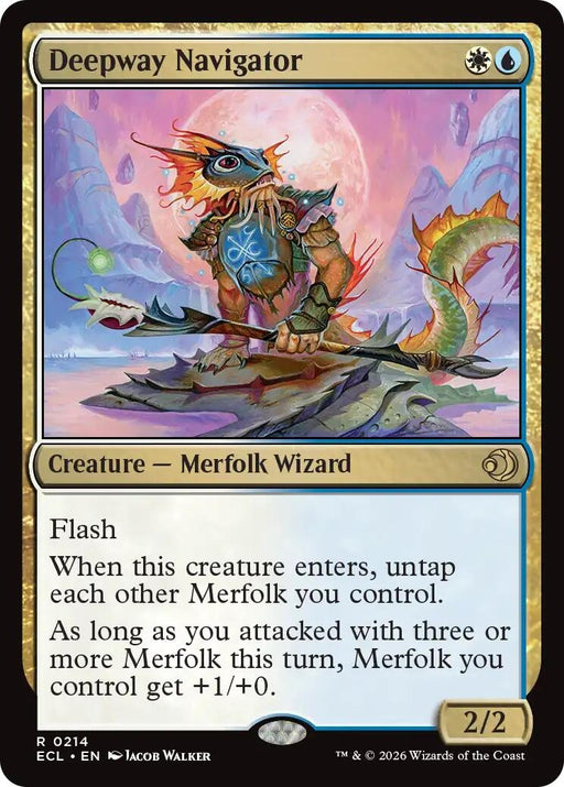 Image for Deepway Navigator (214) (Foil) [Lorwyn Eclipsed] - Magic: The Gathering