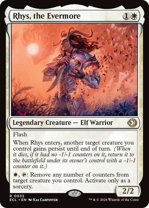 Image for Rhys, the Evermore (32) [Lorwyn Eclipsed] - Magic: The Gathering