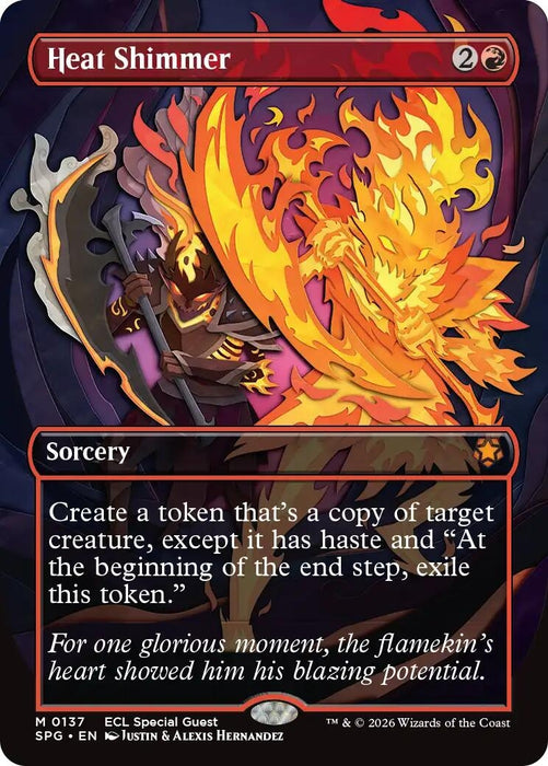 Image for Heat Shimmer (Borderless) (137) (Foil) [Special Guests] - Magic: The Gathering