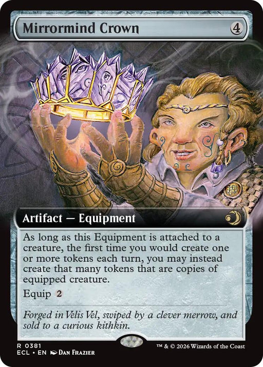 Image for Mirrormind Crown (Extended Art) (381) (Foil) [Lorwyn Eclipsed] - Magic: The Gathering