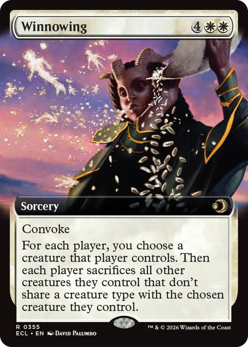 Image for Winnowing (Extended Art) (355) (Foil) [Lorwyn Eclipsed] - Magic: The Gathering