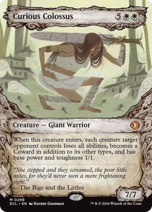 Image for Curious Colossus (Showcase) (298) [Lorwyn Eclipsed] - Magic: The Gathering