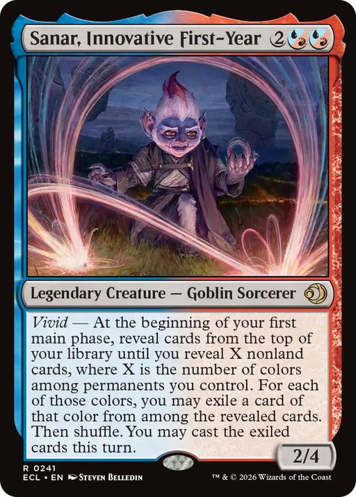 Image for Sanar, Innovative First-Year (241) (Foil) [Lorwyn Eclipsed] - Magic: The Gathering
