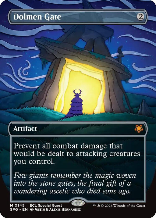 Image for Dolmen Gate (Borderless) (145) (Foil) [Special Guests] - Magic: The Gathering