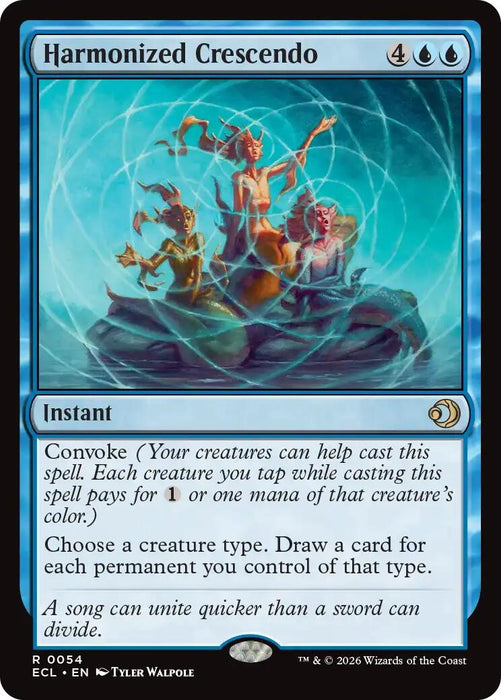 Image for Harmonized Crescendo (54) (Foil) [Lorwyn Eclipsed] - Magic: The Gathering