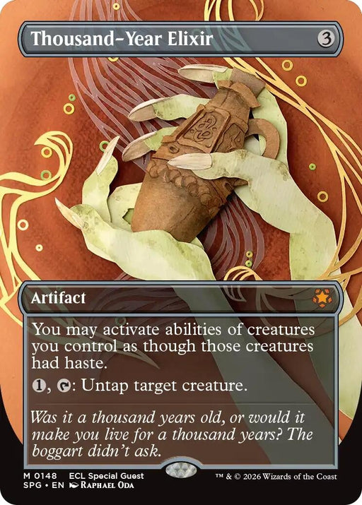 Image for Thousand-Year Elixir (Borderless) (148) (Foil) [Special Guests] - Magic: The Gathering