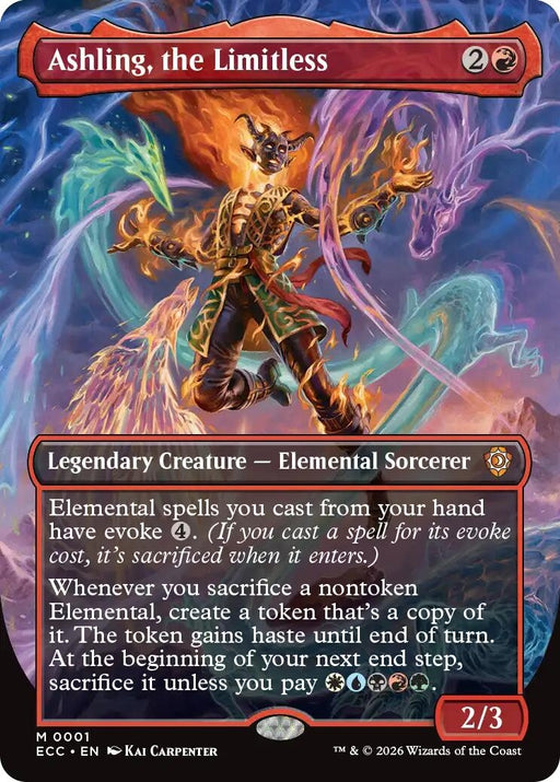 Image for Ashling, the Limitless (Borderless) (1) (Foil) [Lorwyn Eclipsed] - Magic: The Gathering