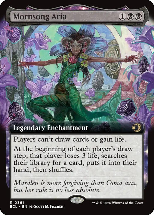 Image for Mornsong Aria (Extended Art) (361) [Lorwyn Eclipsed] - Magic: The Gathering
