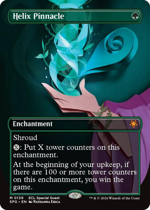 Image for Helix Pinnacle (Borderless) (139) (Foil) [Special Guests] - Magic: The Gathering