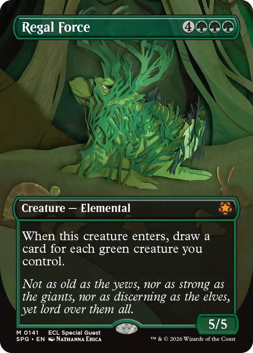 Image for Regal Force (Borderless) (141) (Foil) [Special Guests] - Magic: The Gathering