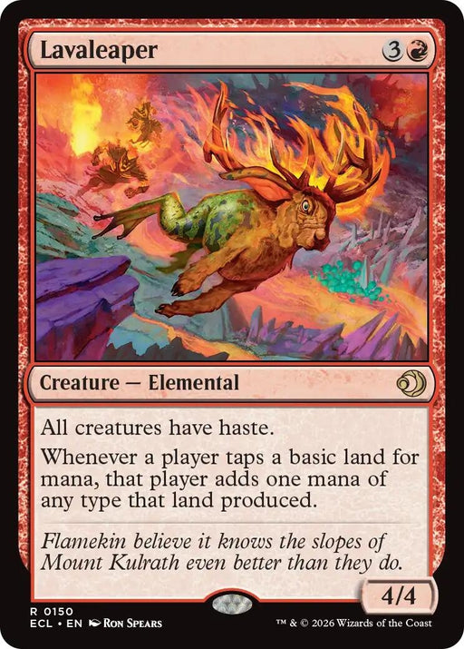 Image for Lavaleaper (150) (Foil) [Lorwyn Eclipsed] - Magic: The Gathering