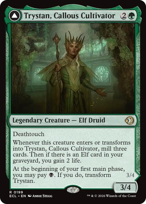 Image for Trystan, Callous Cultivator (199) [Lorwyn Eclipsed] - Magic: The Gathering
