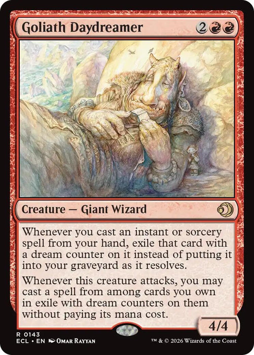 Image for Goliath Daydreamer (143) (Foil) [Lorwyn Eclipsed] - Magic: The Gathering