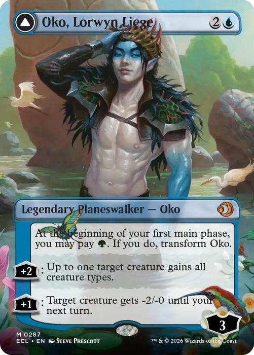 Image for Oko, Lorwyn Liege (Borderless) (287) (Foil) [Lorwyn Eclipsed] - Magic: The Gathering