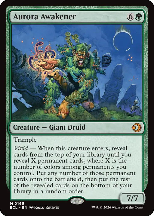 Image for Aurora Awakener (165) (Foil) [Lorwyn Eclipsed] - Magic: The Gathering