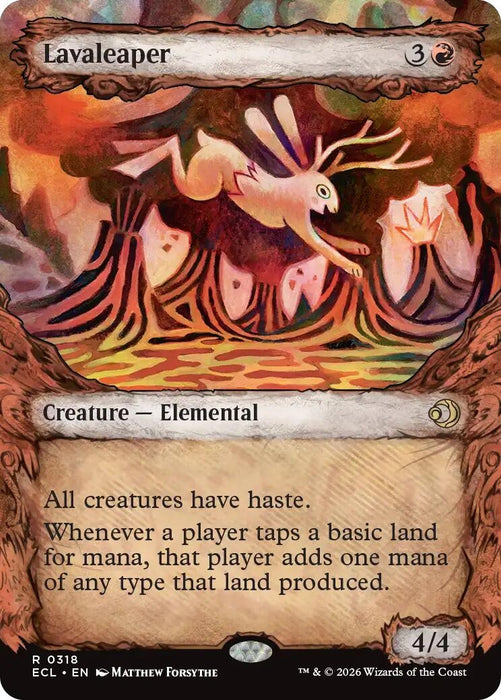 Image for Lavaleaper (Showcase) (318) (Foil) [Lorwyn Eclipsed] - Magic: The Gathering