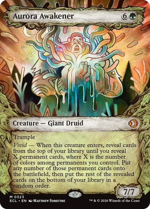 Image for Aurora Awakener (Showcase) (323) (Foil) [Lorwyn Eclipsed] - Magic: The Gathering