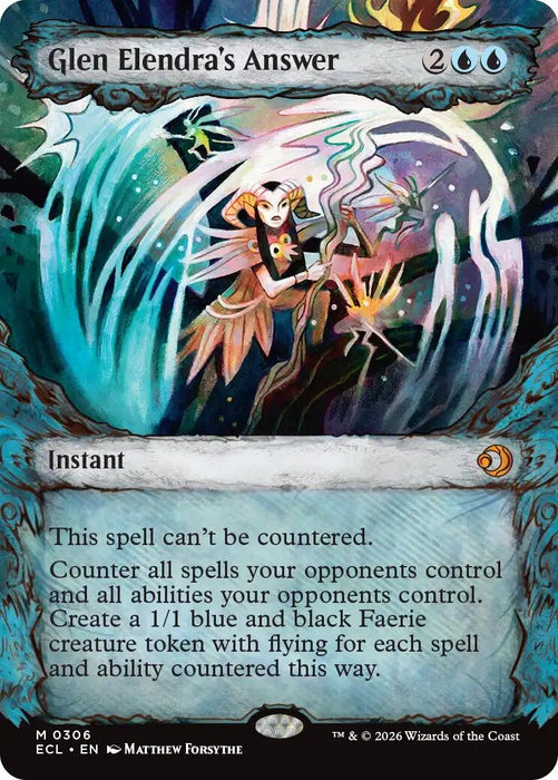 Image for Glen Elendra's Answer (Showcase) (306) (Foil) [Lorwyn Eclipsed] - Magic: The Gathering