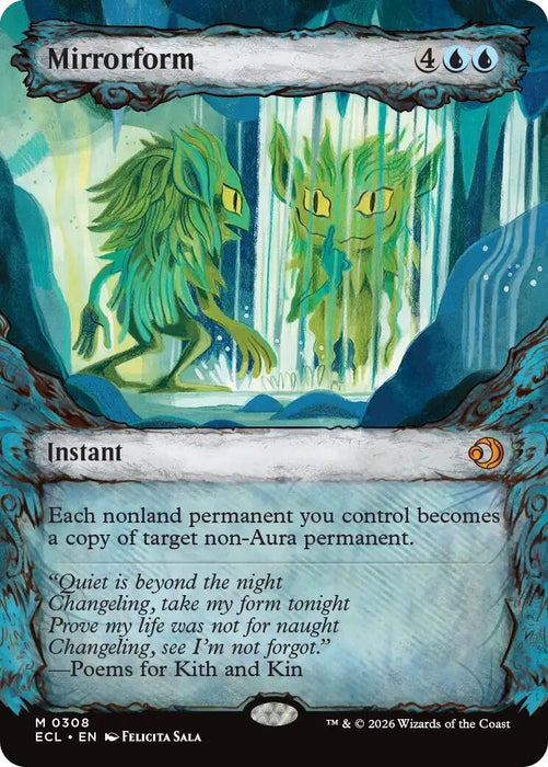 Image for Mirrorform (Showcase) (308) (Foil) [Lorwyn Eclipsed] - Magic: The Gathering